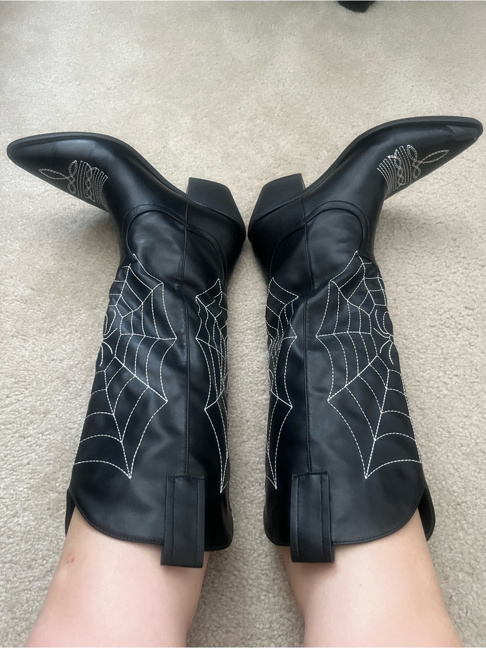 Sick spider cowboy western boots